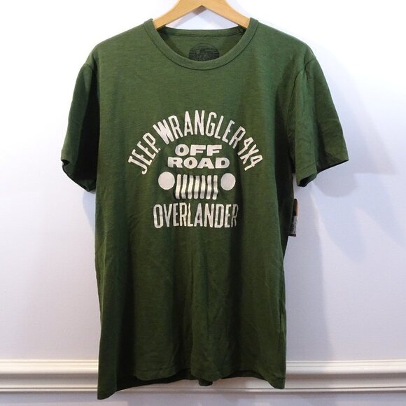 LUCKY BRAND MENS JEEP WRANGLER 4X4 OVERLANDER VINTAGE T-SHIRT $39.50 Size M NEW - Picture 1 of 5